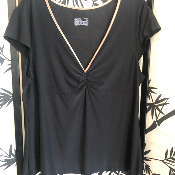 Gilligan & Ohama Black Sleepwear Top Plus Size XXL - 2X - Picture 3 of 11